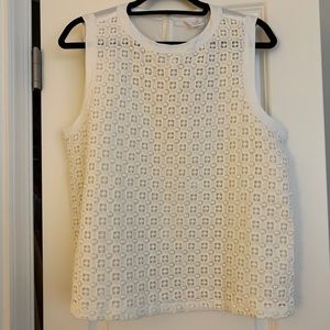 Joe Fresh off white sheet top